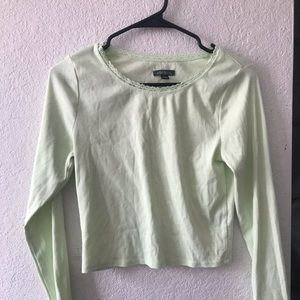 Green lace long sleeve for sale!